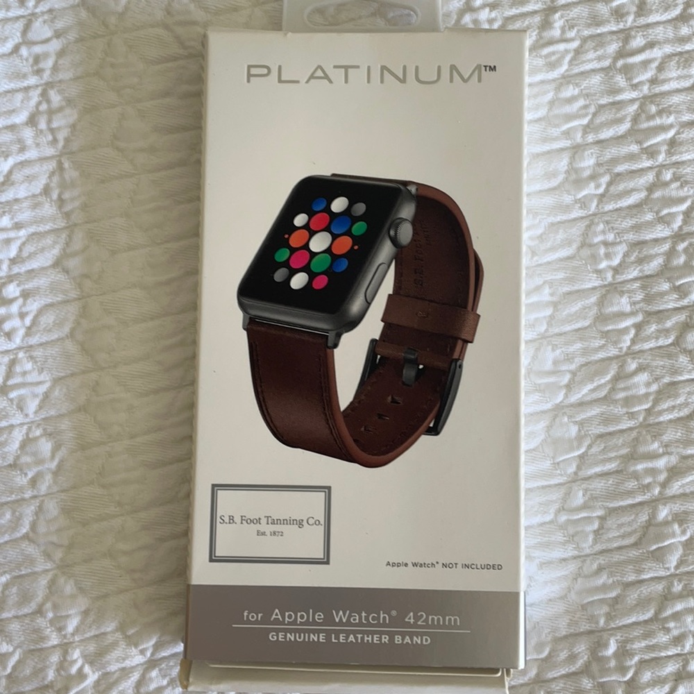 Leather 42mm Apple Watch Band